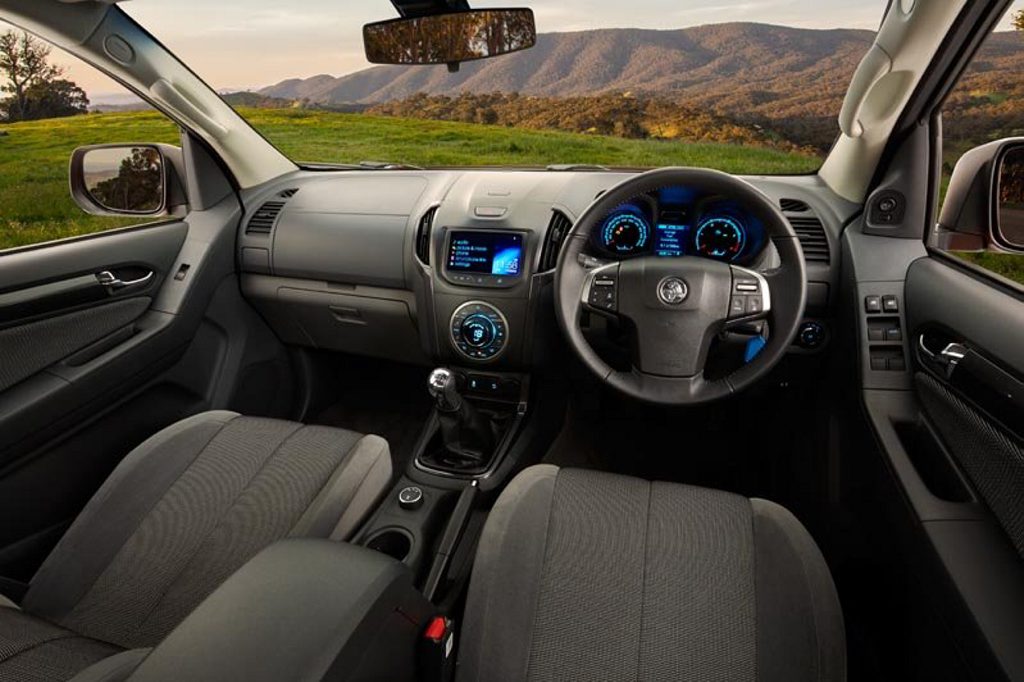 Inside the Holden Colorado LTZ. Inside the Holden Colorado LTZ.